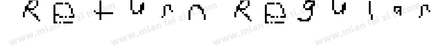 Return RegularAltsys Metamorphosis字体转换